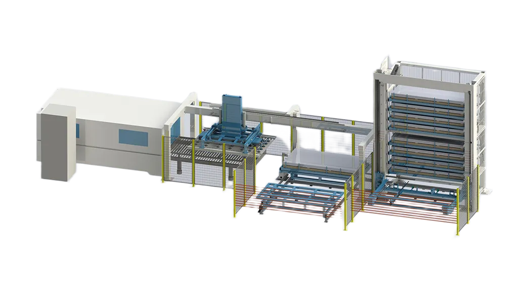 GL3015-01 Automated Laser Cutting Production Line with Intelligent Storage