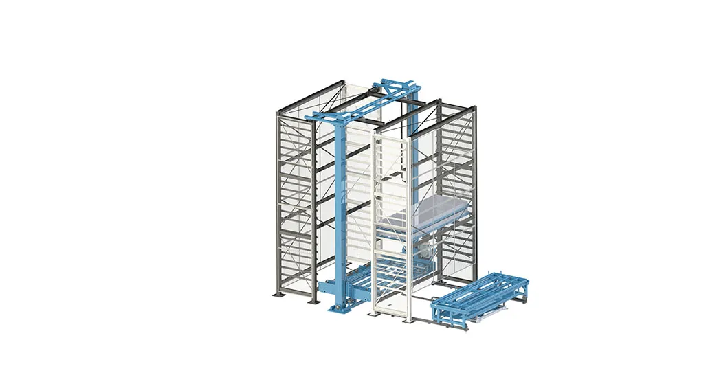 Automated Dual-Tower Sheet Metal Storage System