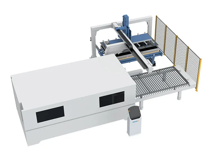 laser cutting loading