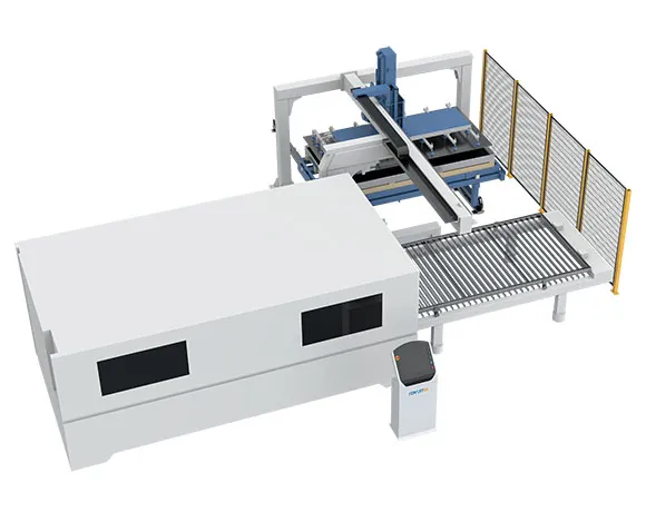 laser cutting loading