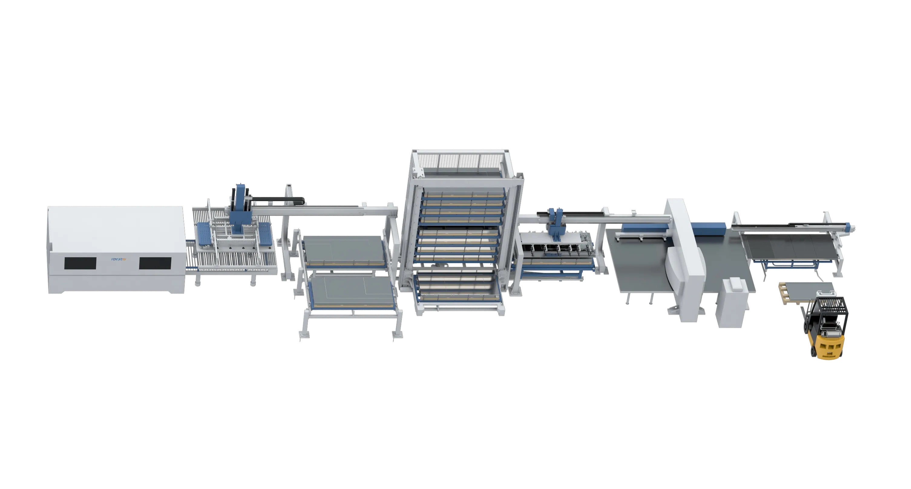 Single-Storage Laser Cutting & Punching Automation GLP3015