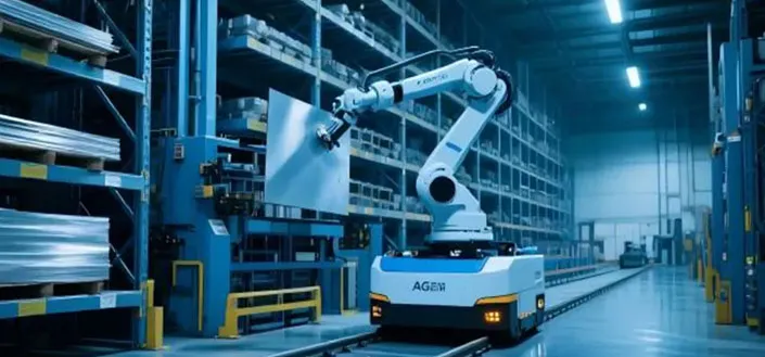 Automated Warehouse Systems for Sheet Metal: Integrating Storage, AGV Forklifts, and MES