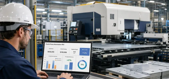 How to Calculate Punch Press Automation ROI: A Practical Cost, Capacity, and Payback Guide